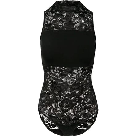 Urban Classics Ladies Lace Body Body's zwart L Katoen -