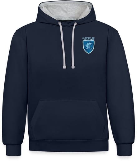 Harry Potter Ravenclaw Logo small Contrast Hoodie