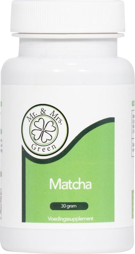 Matcha thee (poeder), voor in water, latte of smoothies