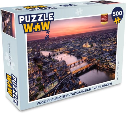 Puzzel stadsaanzicht van Londen - Legpuzzel - Puzzel 500 stukjes