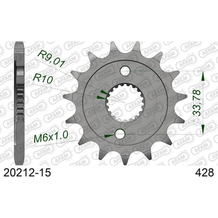 Tandwiel Afam 428 15 dents