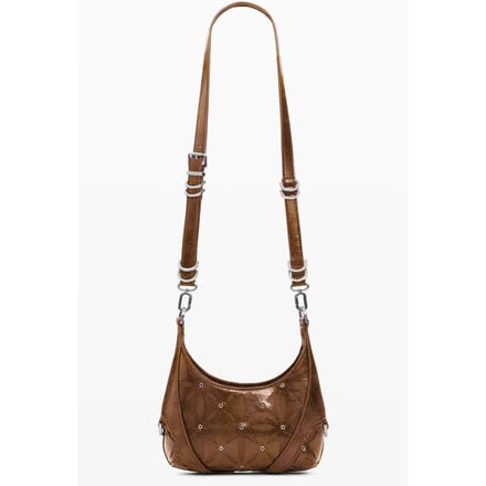 Desigual handtas schoudertas Coriolis Haiti Mini Hand Bag Leather Brown bruine