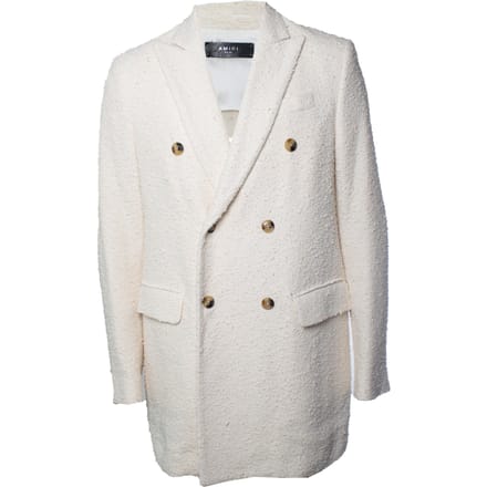 Amiri, witte bouclé blazer