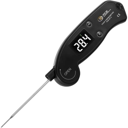 PCE Instruments PCE-ST 2 Temperatuursensor 0 - 200 °C Met dompel- en insteeksensor, Binnen enkele seconden