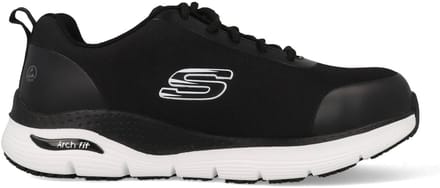 Skechers heren veiligheidssneakers SRRINGSTAP ARCH FIT 200086EC BKW zwart/wit