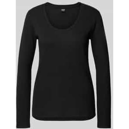 Slim fit pyjamabovendeel van katoenmix