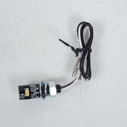 Kentekenverlichting Led 12V 2W wit Vparts voor tweewieler Motor Scooter Quad