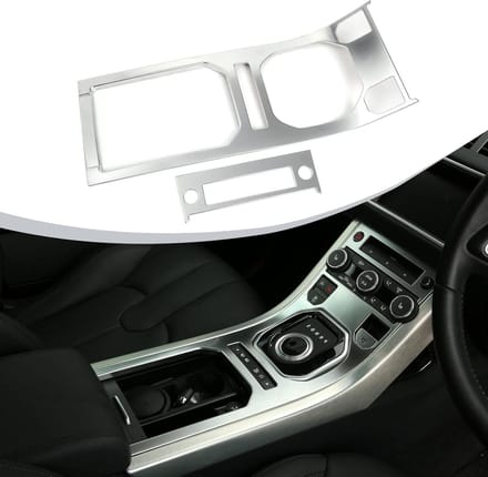 2x ABS Chrome Hoofdconsole Versnellingsbak Cover voor Rangerover Evoque 2012-2018 Accessoires en Bescherming