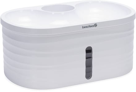 Beeztees Sef Drinkfontein 2.5 L Wit - Kat - draadloos tot 80 dagen - Met Sensor - Fluisterstil