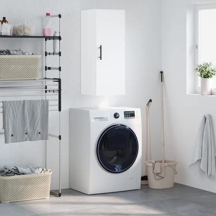 vidaXL - Bovenkast - 34,5x34x90 - cm - wit