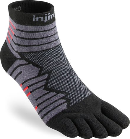 INJINJI | Ultra Run Mini-Crew Onyx (Maat - L) | Teensokken