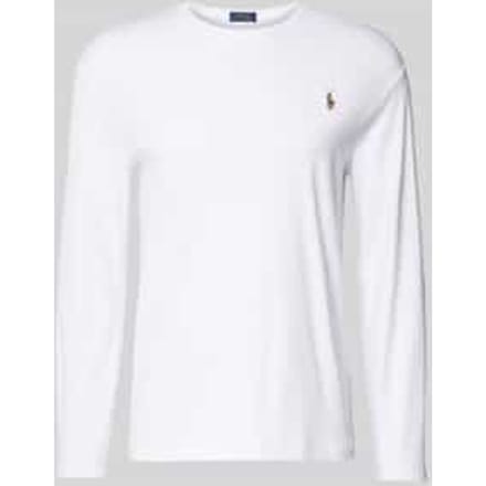 Regular fit shirt met lange mouwen van pure katoen model 'PIMA'