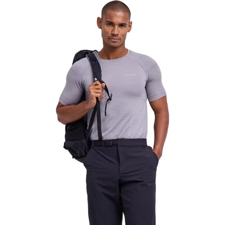 FALKE Wool-Tech light Protective Shirt sneldrogend functioneel functioneel shirt met korte mouwen heren grijs - maat S