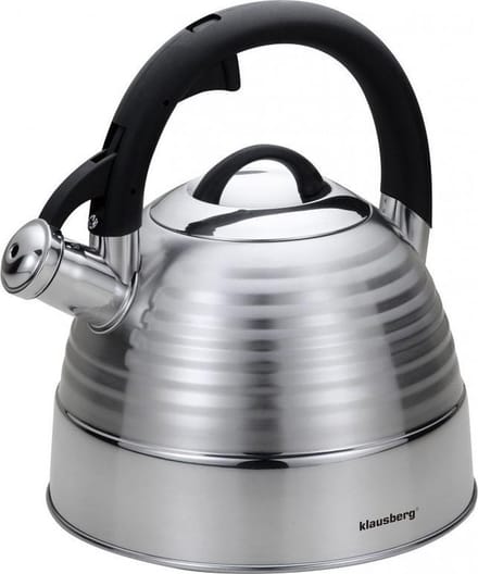 Klausberg 7481 fluitketel - 3L - rvs - alle warmtebronnen