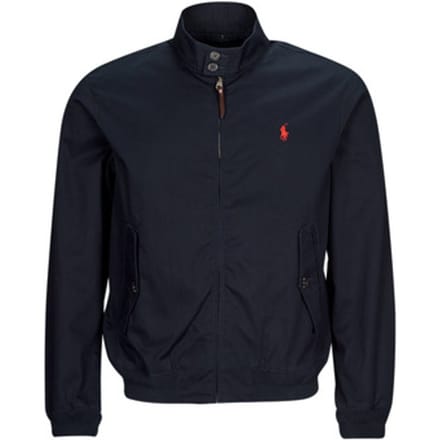 Windjack Polo Ralph Lauren KATOENEN TWILL JACK MET RITS EN TARTAN VOERING