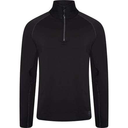 Dare 2B Heren Fuser Core Stretch Half Zip Thermo Top (Zwart)