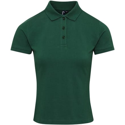 Premier Dames/Dames Coolchecker Plus Poloshirt (Fles groen)