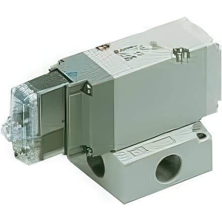 SMC 3/2-Weg Sub-Base Pneumatisch Magneetventiel G1/4'' - VP344-5YO1-02FA
