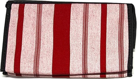 Rojafit - Make-up Tasje - Retro Style - Red Stripe - Afmeting: 18 x 5,5 x 11 cm.
