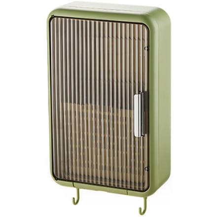 Porte-baguettes de cuisine mural Organisateur de baguettes Égouttant Anti-poussière Ustensiles de cuisine Green beige