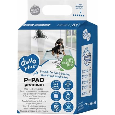 Duvo+ P-Pad Premium Groene Theegeur 30 Stuks M - 30x45cm