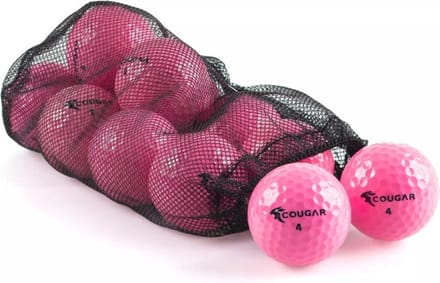 Cougar - Golfballen - Roze - 12 stuks