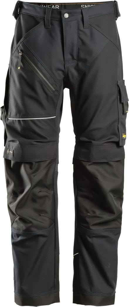 Snickers 6314 RuffWork, Canvas+ Werkbroek+ - Zwart/Zwart - 156