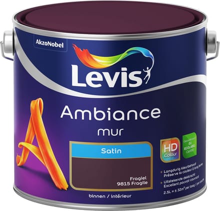 Levis - Ambiance Mur Satin - Fragiel - 2,5 L
