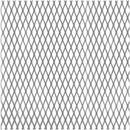 Alberts Metaalgaasplaat - Staal - Ruw - Uitgevouwen Metaal - 250x500x2,2mm