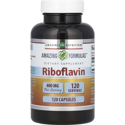 Amazing Nutrition, Riboflavine, 400 mg, 120 Capsules