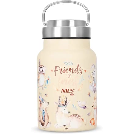 Nils Camp Thermos NC3806 520ml - RVS, Lekvrij, Lange Isolatie