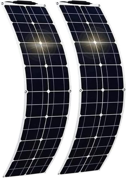 Flexibele Zonnepaneelkit 500W ETFE - 2x 250W Monokristallijn 12V/24V voor Camper, Caravan, Boot