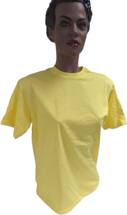 RUSSEL ATHLETIC - TSHIRT-PLAIN-YELLOW-S