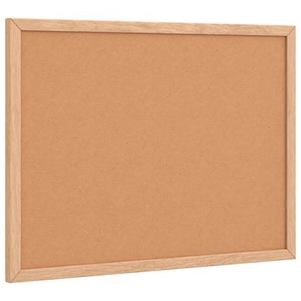 vidaXL - Kurkbord - met - massief - grenenhouten - frame - 40x30 - cm