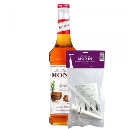 Siroop Speculoos (70 cl) + Monin Siroop Pompje (10ml)