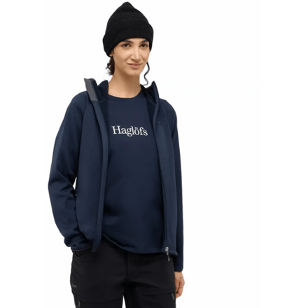 Haglofs Magma Mid Hood Dames (Maat - M, Kleur - Tarn Blue)