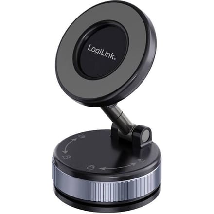 LogiLink AA0198 Smartphone-standaard Zwart, Aluminium