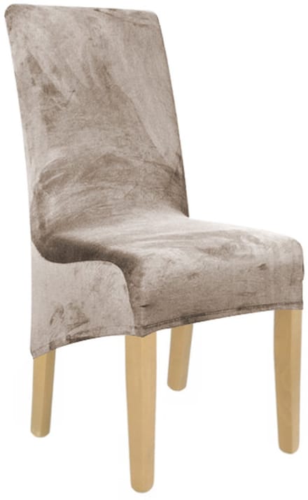 Ubieramy-meble - XL Stoelhoes - Chique Beige - Elastisch Velours