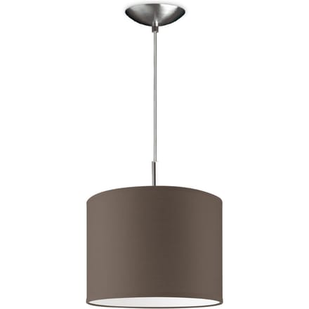 hanglamp tube deluxe bling Ø 25 cm - taupe