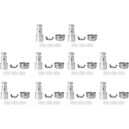 10Set Snelkookpan Accessoires Deksel Anti-blokkeerdeksel Beugel Vlotterventiel Pakking Vervanging white