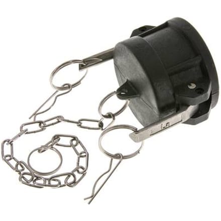 Camlock DN 50 (2'') Koppeling PolypropyleenEnd Cap Type DC MIL-C-27487