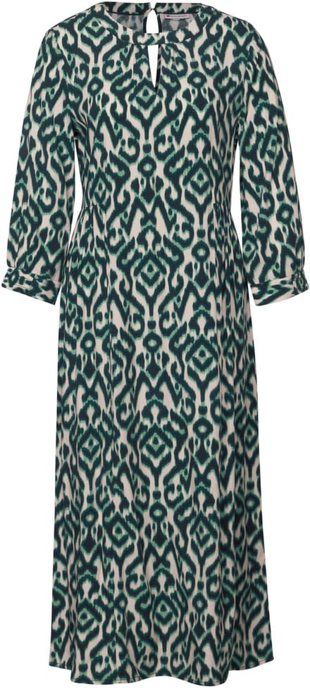 Street one - Jurk - Maat 40 - Vrouwen - Groen - Viscose