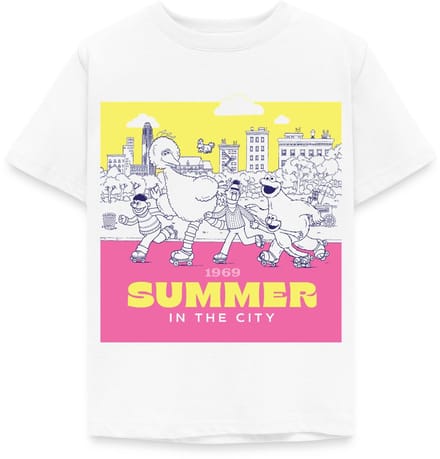 Sesamstraat Summer In The City 1969 T-Shirt Kinderen