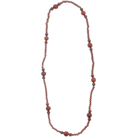 Behave – Ketting – Hout – Boho stijl – Roodbruin – 88 cm