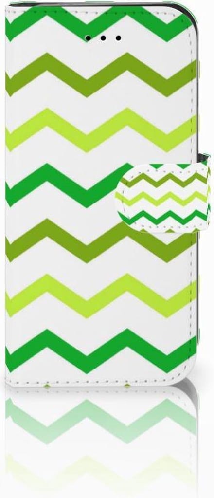 iPhone 7 | 8 | SE (2020) | SE (2022) Telefoon Hoesje Zigzag Groen