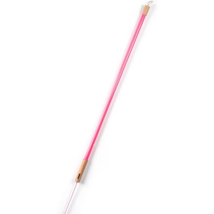 SELETTI LED lamp Linea, fuchsia, houten details, universeel