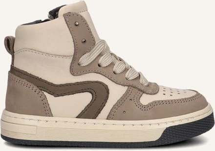 Pinocchio P1301 Sneakers - Kids - Taupe - Maat 30