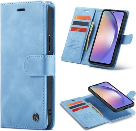 Cityhoesje â“ Bookcase 2in1 â“ Geschikt voor Samsung A15 â“ Incl. Pasjeshouder