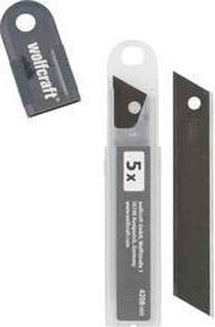 Wolfcraft 4208000 Afbreekmesjes Profi-Sharp 18 mm zwart 1 stuk(s)