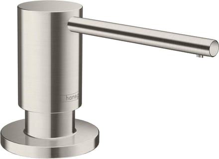 Hansgrohe A41 - zeepdispenser 1-gats 500ml onderbouw - rvs look